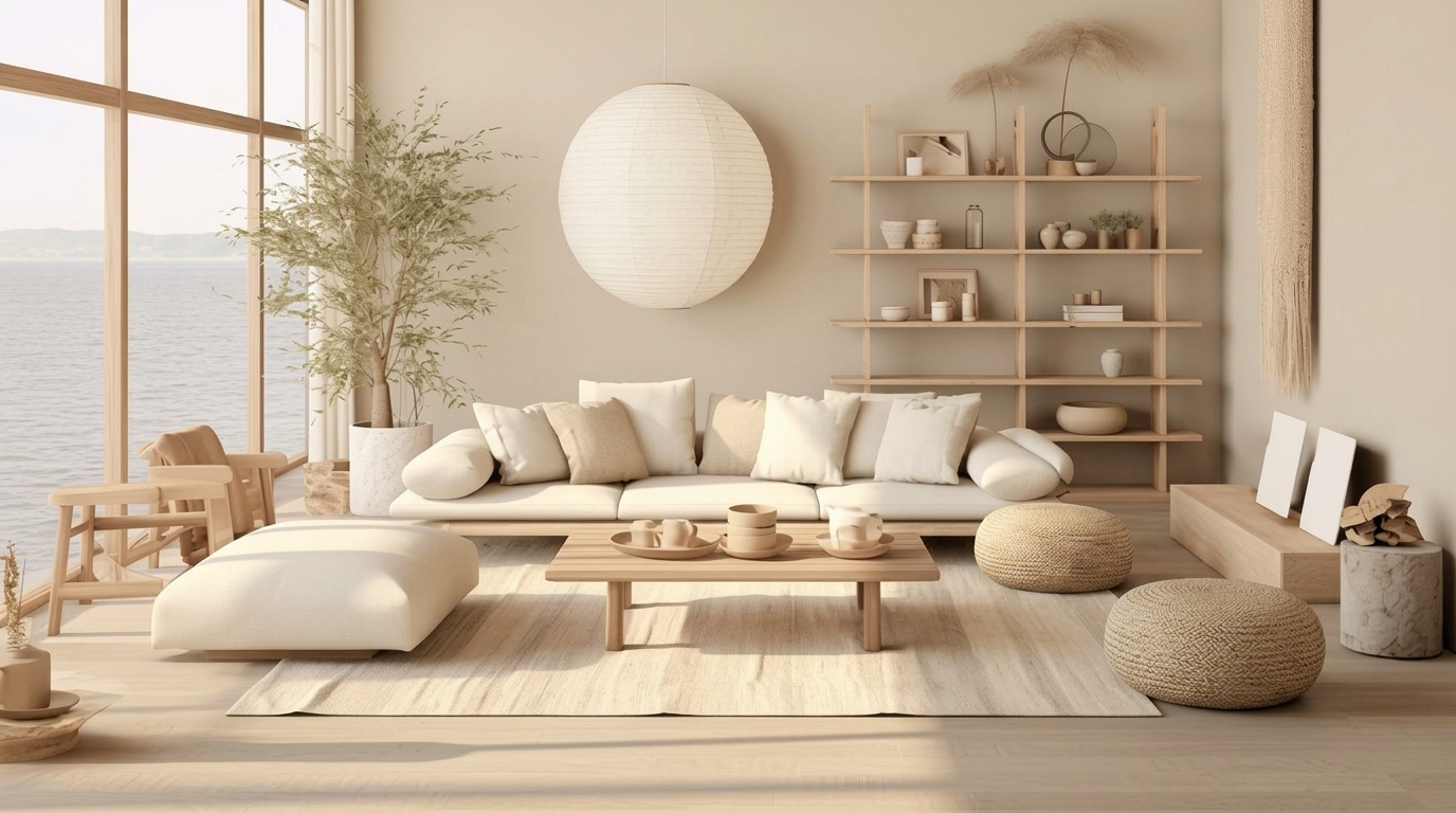 Luxury living room interior